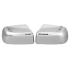 AGS Pair Rearview Mirror Caps Chrome Protective Cover Fit For ISUZU DMAX 2012