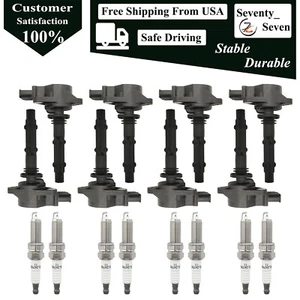 V8 Ignition Coil & Spark Plug For 2007-2011 Mercedes-Benz CLS550 E550 S550 5.5L - Picture 1 of 7