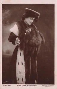MISS HILDA HAMMERTON ACTRESS VINTAGE REAL PHOTO POSTCARD RPPC 1908 031125 U - Picture 1 of 2