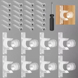 8 Sets False Front Cabinet Clips Kitchen Cabinet Doors Replacement for Drawer... - Picture 1 of 6