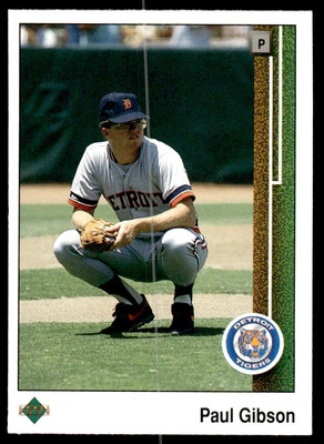 Paul Gibson 1989 Upper Deck #47 Detroit Tigers - Image 1 of 2