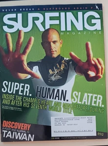 Surfing Magazine Februar 2006 Kelly Slater, Taiwan, Indestructible Boards - Bild 1 von 3