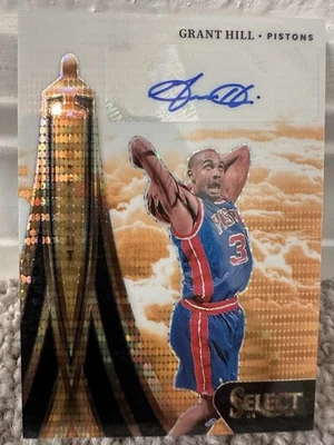 Tarjeta de baloncesto NBA 2024-25 Panini Prizm Select in Flight Grant Hill automática/30 Foto 1 de 2