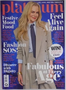 Platinum magazine Jan '26 Nicole Kidman Fabulous at every age. Festive mood food - Picture 1 of 1