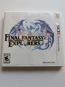 Final Fantasy Explorers (Nintendo 3DS, 2016) CIB - Ilustraciones dañadas y manual - Imagen 1 de 10