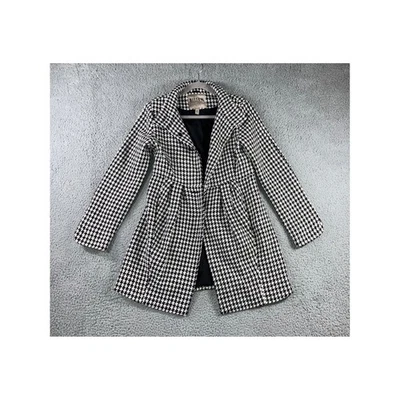 Abrigo de guisante vintage Bitten Sarah Jessica Parker para mujer mediano pata de gallo mezcla de lana Foto 1 de 4