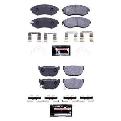 For Nissan 240SX 97-98 Track Day Spec Advanced Front & Rear Brake Pad Set Foto 1 de 4