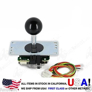 Sanwa Original Japan Arcade Joystick JLF-TP-8YT with Black Ball Top stick mod - Picture 1 of 8