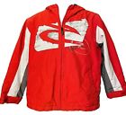 Ripcurl Vintage Red Gray Snowboard Jacket Size 12 Extreme Snow