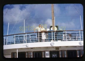 SS Queen of Bermuda - Furness-Bermuda Line - c1950s - Vintage 35mm Ship Slide - Picture 1 of 3