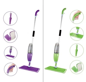 Spray Mop Floor Cleaner – Wet & Dry with 2 Microfibre Pads & 600ml Refill Bottle - Picture 1 of 15