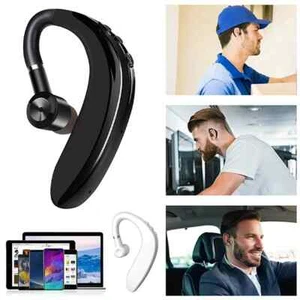 Bluetooth 5.0 Wireless Earpiece Headphones Earbuds Handsfree Headset with Mic UK - Picture 1 of 17