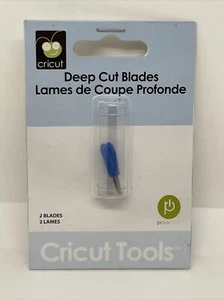 New Cricut Tools Deep Cut Blades 29-0630 - Picture 1 of 4