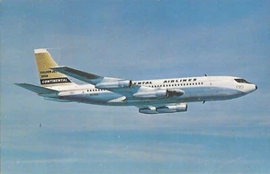 Continental Airlines - "New 720B Fan Jets" - ADVERTISING - "Via Air Mail" - 6¢ - Picture 1 of 2