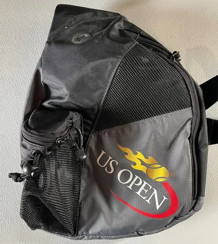 US OPEN TENNIS - OVER THE SHOULDER BACKPACK BAG W/ BOTTLE HOLDER & 2 COMPARTMENT Cover