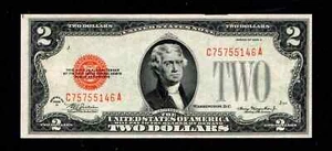 $2 1928-G United State Note Red Seal GEM UNC Free Shipping (B160) - Picture 1 of 2