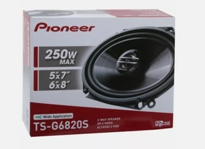 Car Audio Speakers Coaxial Car Audio 2 Way SPEAKERS PAIR 500W 6"x8" Brand New - Picture 1 of 4