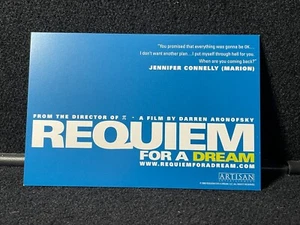 RARE! 2000 Requiem For A Dream Film Promo Movie Card Jennifer Connelly - Picture 1 of 4