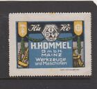German Advertising Stamp- H. Hommel "Ha-Ho" Tools & Machines, Mainz - Mh