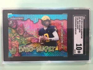 🔥Pop 1🔥2023 Wild Card JJ McCarthy Teal Dino Might 4/4 Stego. Mojo - Bild 1 von 4