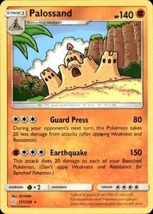 Pokemon Palossand SM - Cosmic Eclipse 127/236 Light Play LP+ or Better - Picture 1 of 2