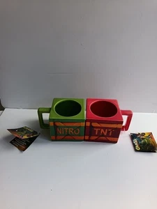 2 x Crash Bandicoot Crate Mugs - TNT & Nitro - Numskull Activsion - Picture 1 of 12