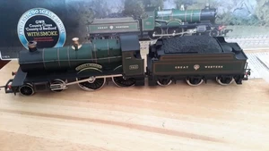 HORNBY OO GAUGE G.W.R.3821 COUNTY OF BEDFORD LOC0 AND TENDER RUNNING ORDER BOXED - Picture 1 of 8