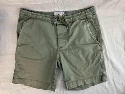 Pantalones Cortos PEQUEÑOS Everlane Para Hombre ~ Cordón Peso Medio 7" Corto ~ Verde Oliva Foto 1 de 4