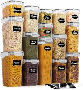 Airtight Food Storage Containers Set with Lids - Picture 1 of 3