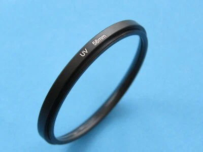 UV 58mm Filter Ultra Violet For Canon Sony Nikon Pentax Tamron Camera Lens  - Image 1 of 3