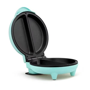 4-Egg Mint and Stainless Steel 2-Section Omelette Maker - Picture 1 of 7