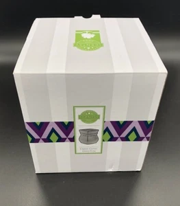 Scentsy Wachswärmer Classic Curvey Glanz grau nagelneu in geöffneter Verpackung!!! - Bild 1 von 6