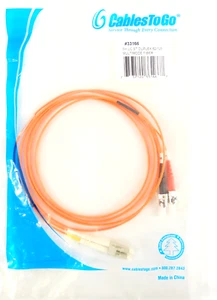 Cordon patch fibre optique LC-ST 62,6/125 MM 33166 câbles à emporter - 6 pieds - Photo 1/5