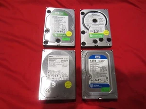 Lot of 8pcs HGST,Seagate,WD 1TB/500GB/250GB Sata III 3Gb/6Gb/s 3.5" HDD Drive - Picture 1 of 8