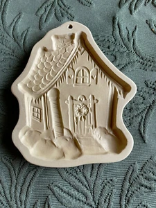 The Brown Bag Cookie Art Steinzeug Form Lebkuchenhaus 1989  - Bild 1 von 2