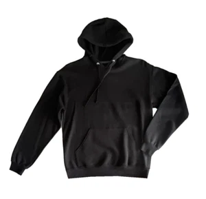 Athletic Works Men's Fleece Pullover Hoodies Sweatshirts Black Size M (38-40) - Picture 1 of 5