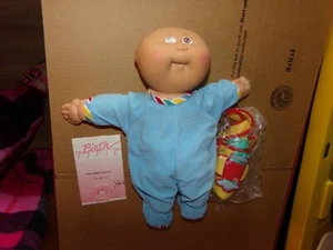 CABBAGE PATCH KID DOLL HASBRO girl BALD SIPPIN BABY LOOK AT PICS 00002 - Picture 1 of 3