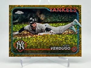 2024 Topps ACTUALIZACIÓN CROMADA Alex Verdugo MINI REFRACTOR DIAMANTE ORO 47/50 #USC38 - Imagen 1 de 2