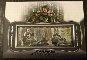 Princess Leia Organa 2021 Star Wars Masterwork Royal Stamp Speeder Bikes SC-LO - Picture 1 of 2