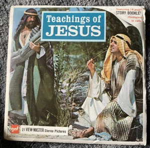 Scarce Color gaf B877 The Teachings of Jesus Religion view-master 3 Reels Packet - Picture 1 of 4
