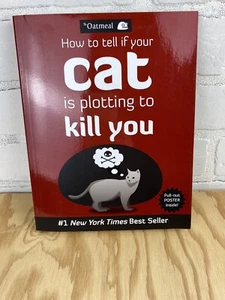 Funny Cat Book How to Tell if Your Cat Is Plotting to Kill You ~Andrews McMeel - Picture 1 of 15
