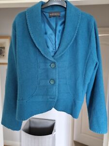 Alex & Co ladies 100% boiled wool jacket Size 18 