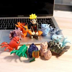 11 Teile/Set Q Version Naruto Anime Figur Uzumaki Bijuu Figur PVC Action - Bild 1 von 24