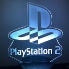 Playstation 2 Video Game Gamer  3d Night Light Led 7 Colour Table Lamp