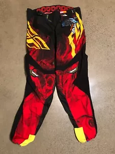 FLY RACING LITE HYDROGEN PANTS ADULT MENS SIZE 32 34 36 RED BLACK - Picture 1 of 2