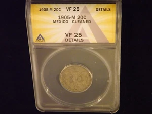 1905-M   10  C          Mexico     ANACS   VF 25 - Picture 1 of 2