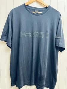 Authentic Hackett Sport Navy Blue Tee Size XXL - Picture 1 of 9