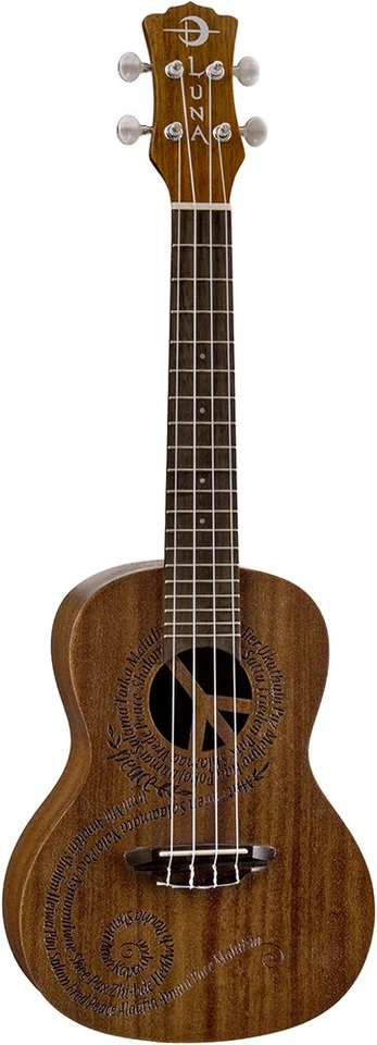 Luna Uke Maluhia (Peace) Concert Mahogany Acoustic Ukulele - Image 1 of 1