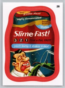 Topps Wacky Packages #28 2015 Slime Fast Red Border - Imagen 1 de 2