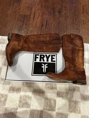 Botas de Vaquero Frye Melissa Botón en Coñac Foto 1 de 4